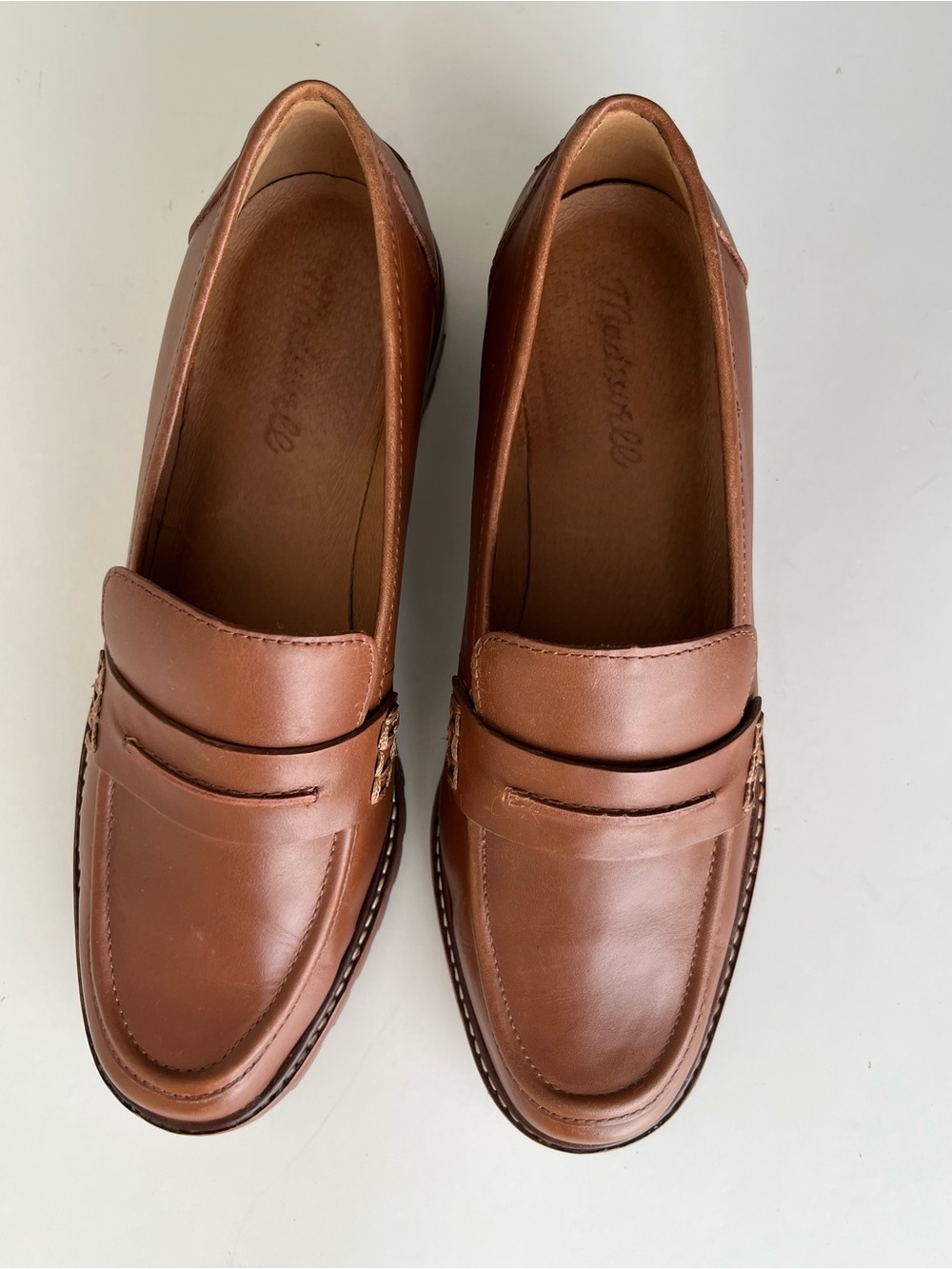 Madewell Corinne lugsole leather loafers 8.5 - Picture 3 of 11